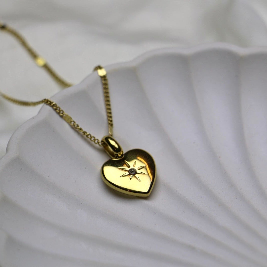 Star Heart Pendant