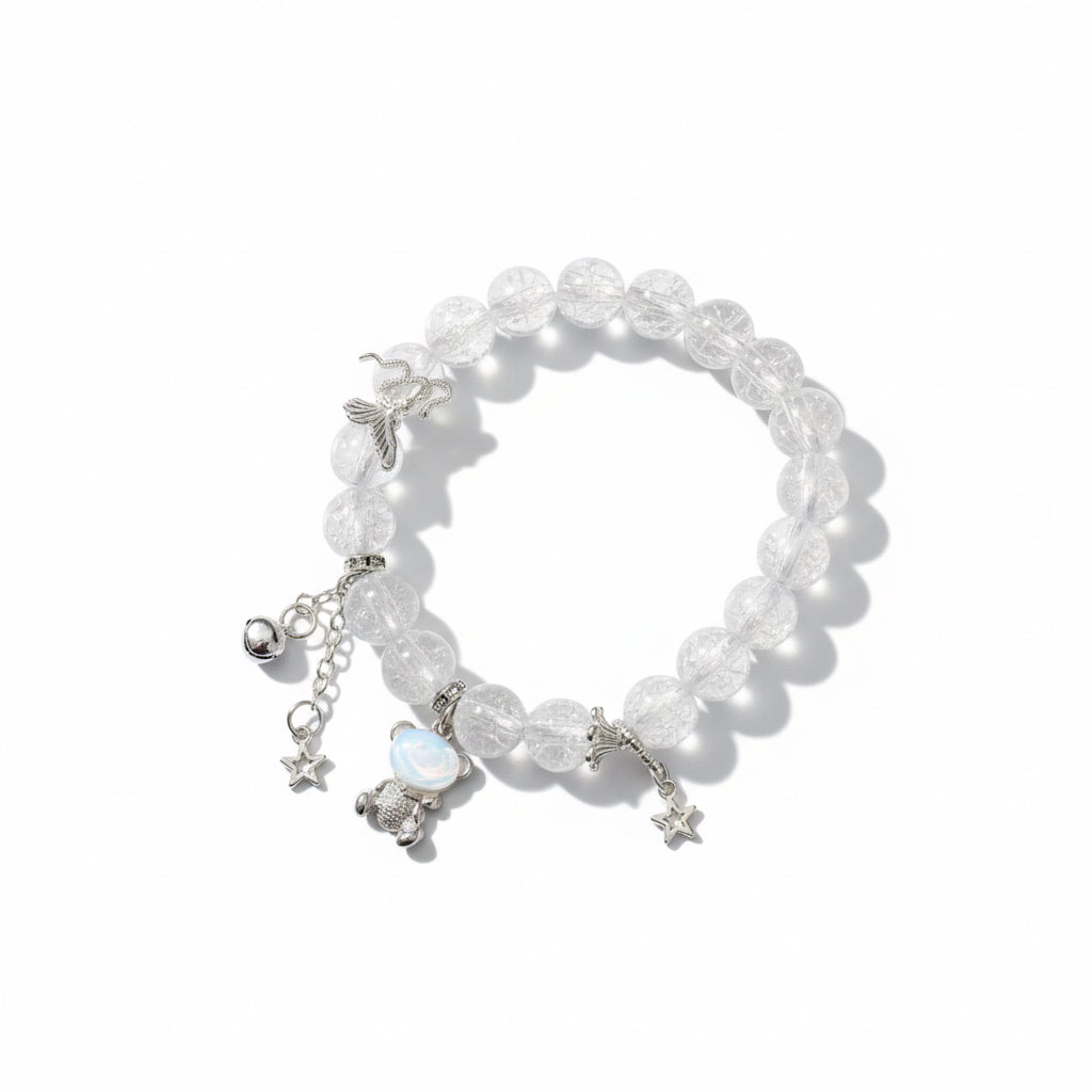 White Bead Bracelet