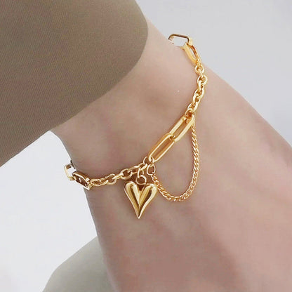 Golden Heart Bracelet