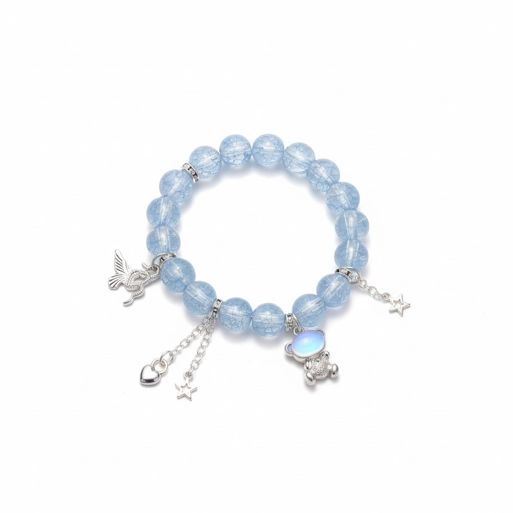 Blue Bead Bracelet