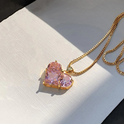 Pink Heart Pendant
