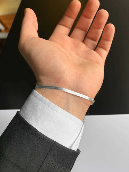 Silver Snake Chain Bracelet