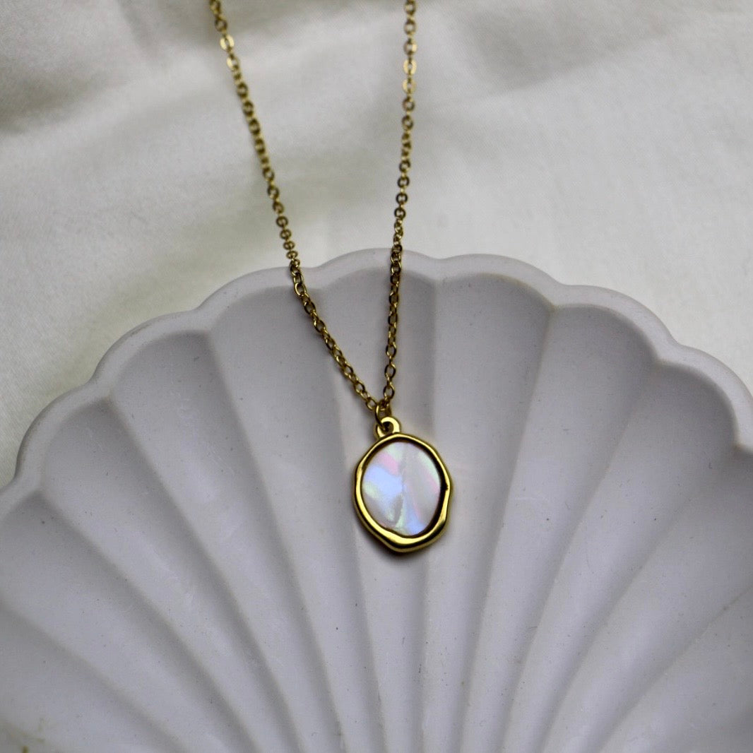 White Mirror Pendant