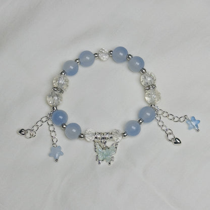 Blue Bead Bracelet