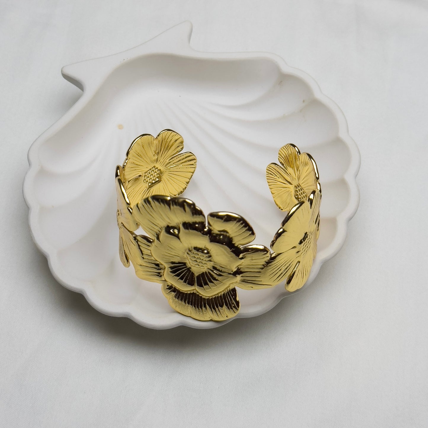 Golden Flower Cuff