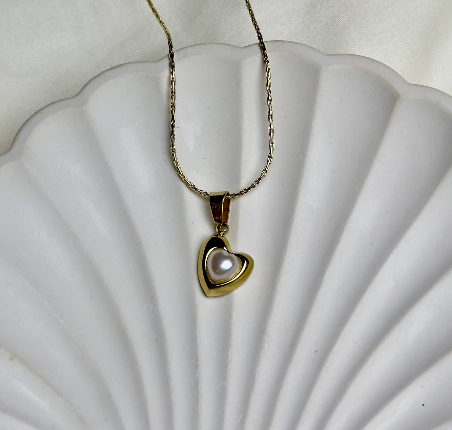 Heart Pearl Pendant
