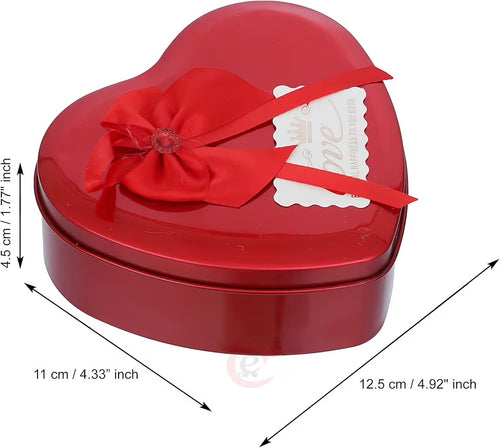 Heart Shaped Tin Box gift for her