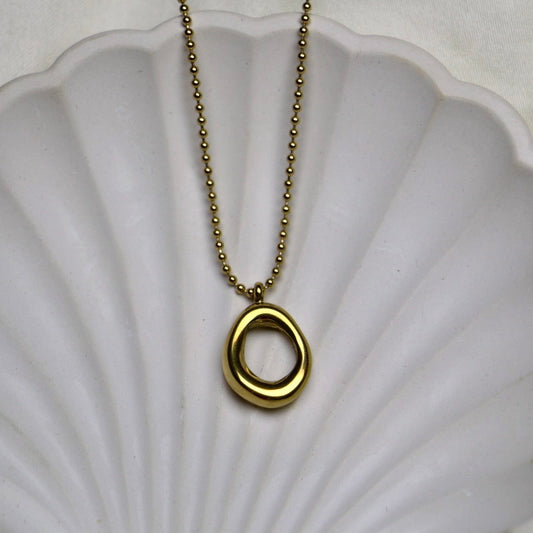 Ova-Golden Pendant