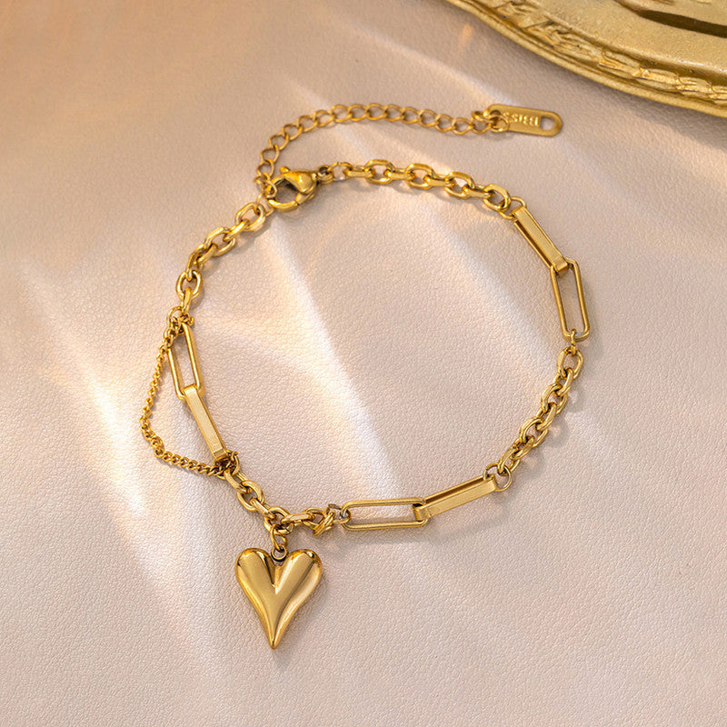 Golden Heart Bracelet