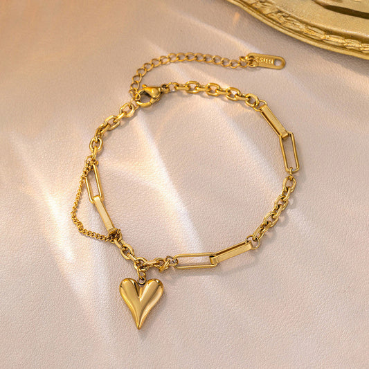 Golden Heart Bracelet