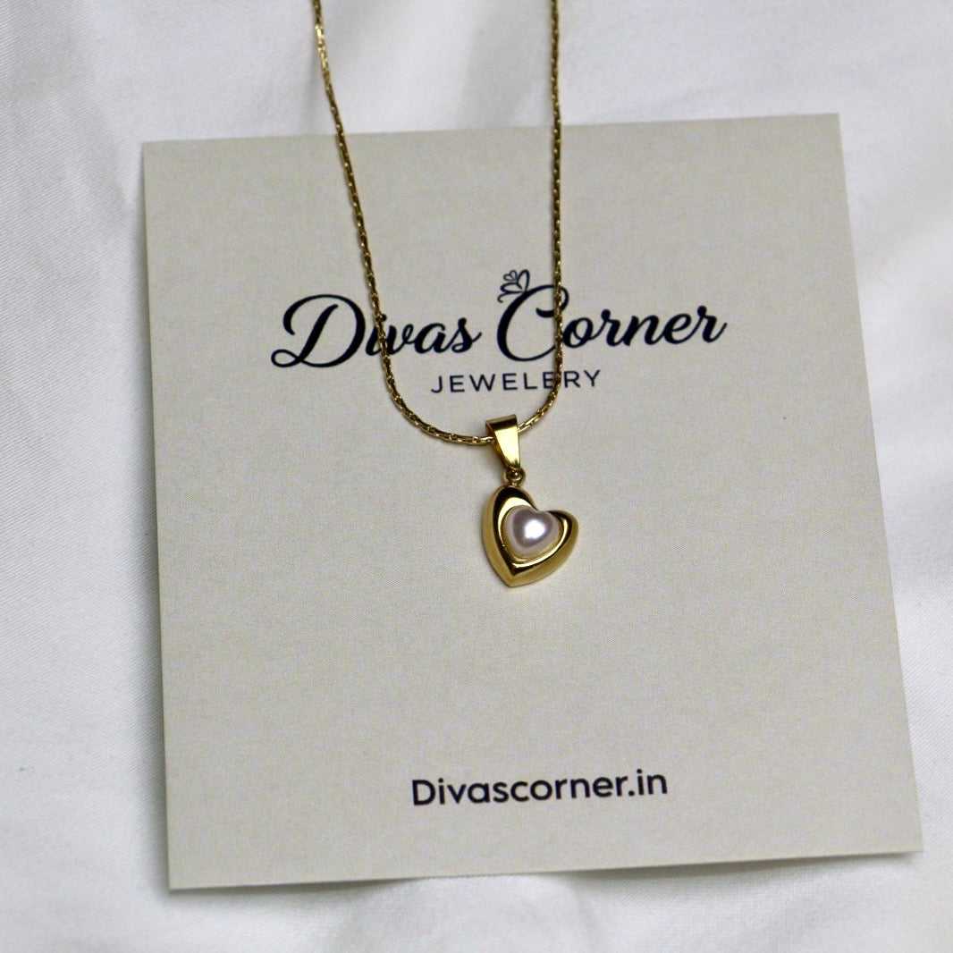Heart Pearl Pendant