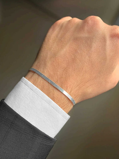 Silver Snake Chain Bracelet