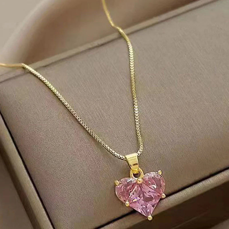 Pink Heart Pendant
