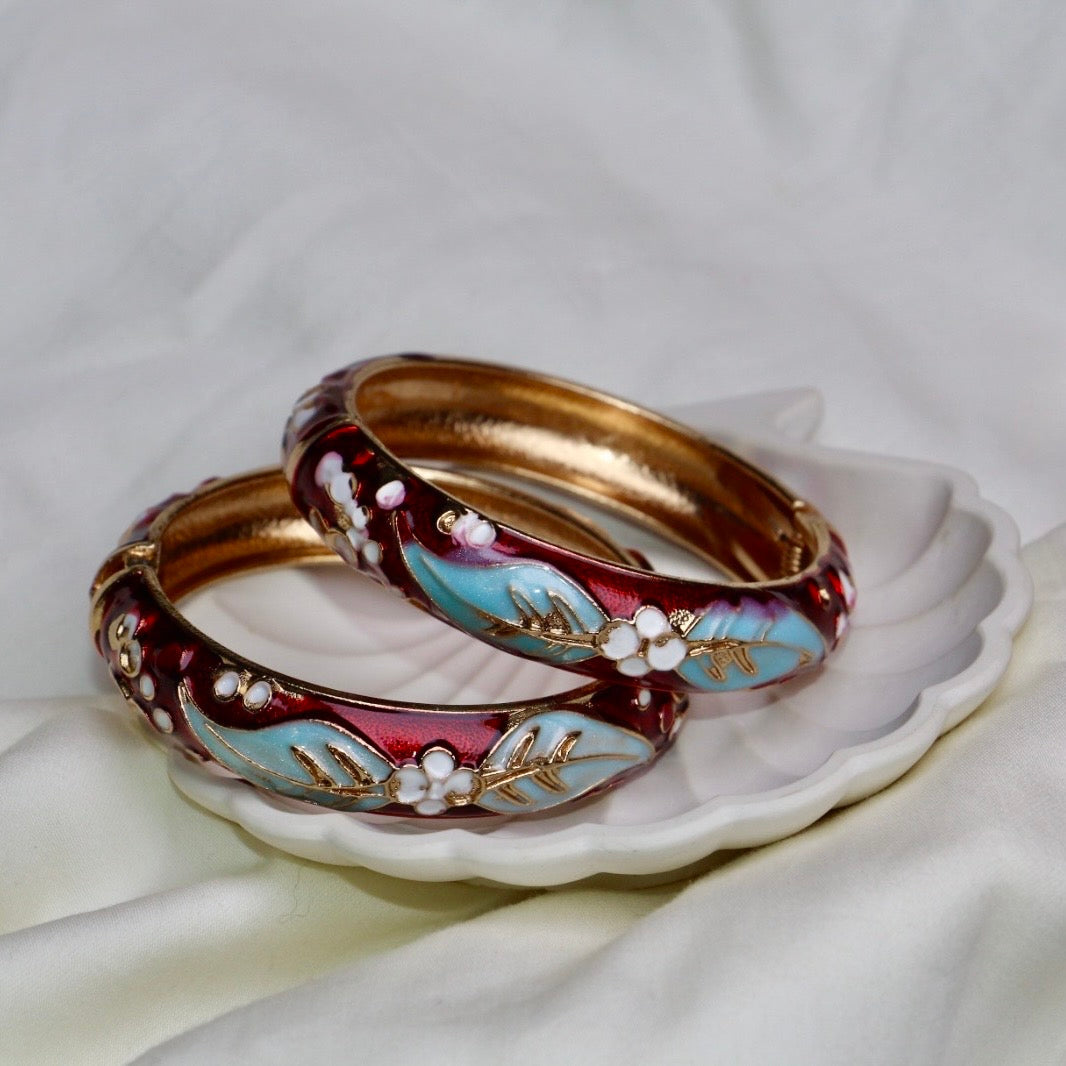 Maroon Bangles