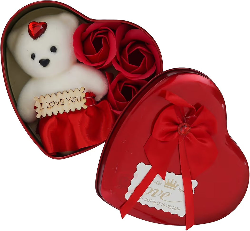 Heart Shaped Tin Box gift for her
