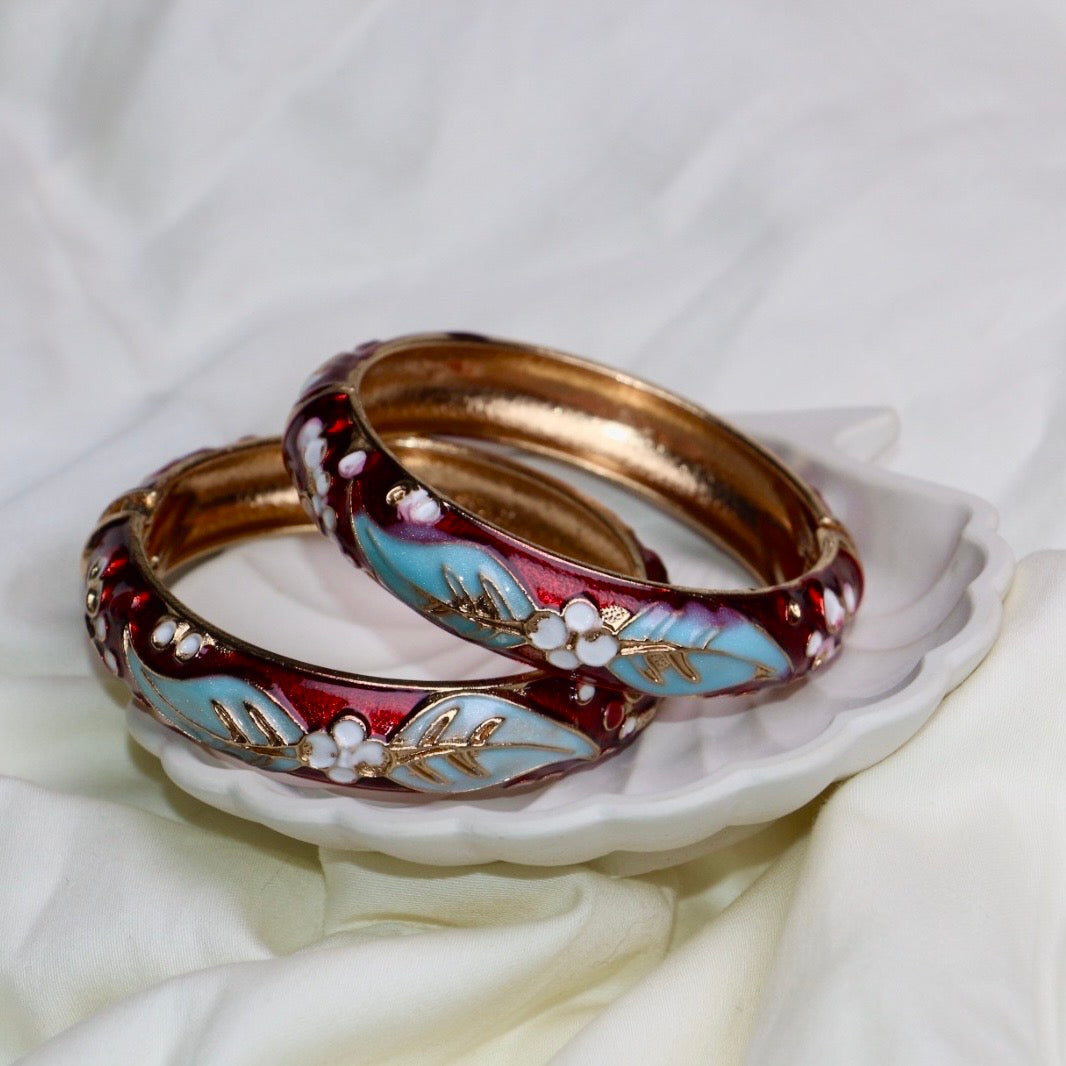 Maroon Bangles